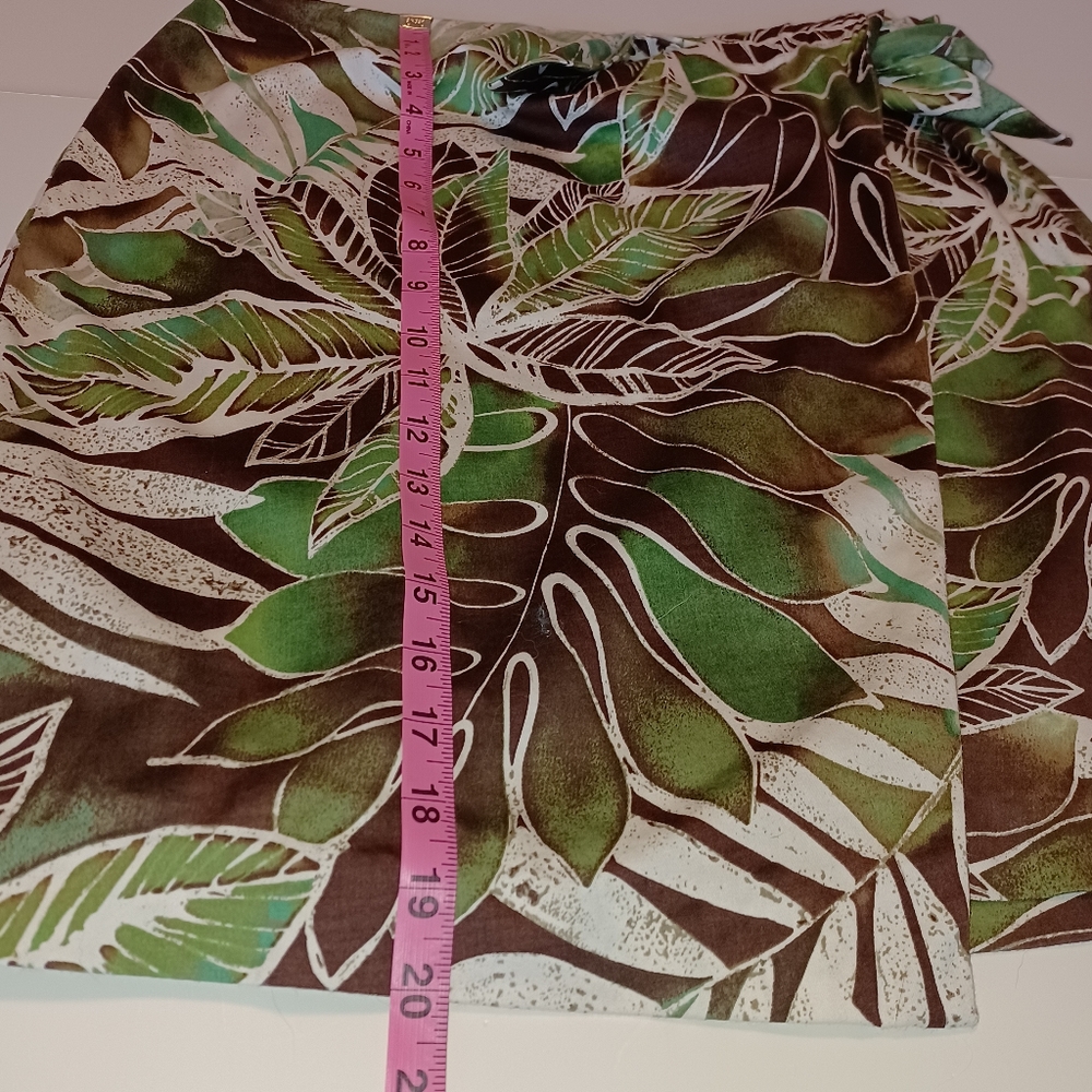 Jones New York Signature Stretch Tropical Sarong Faux Wrap Skirt Women's Sz 6 - Picture 10 of 11